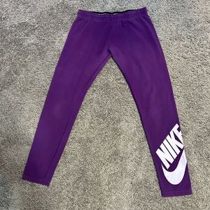 Nike youth leggings,‎ size extra large